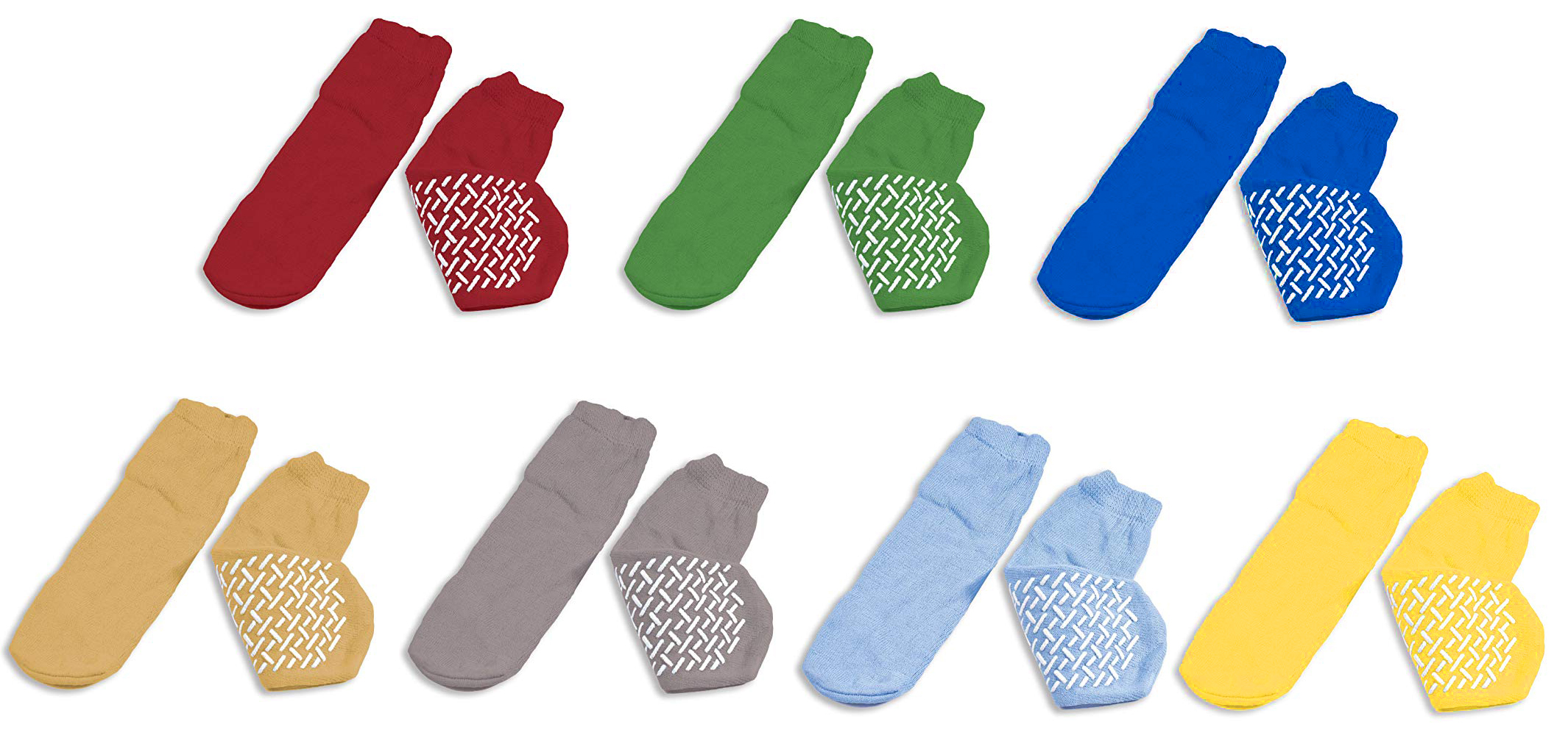 Personal Touch Top of the Line Mid-Calf Hospital Slipper Socks